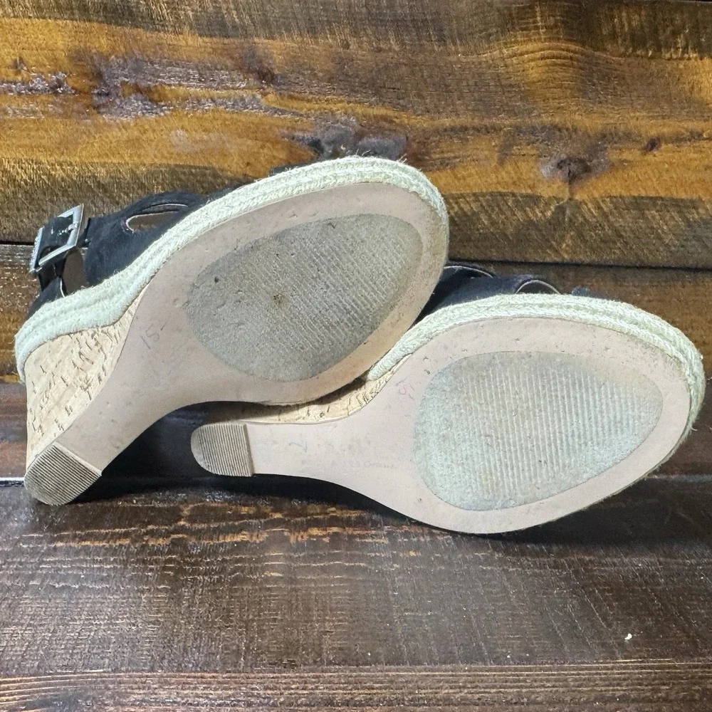 Charles by Charles David‎ Espadrille Strappy Cork Wedge Women's 7.5 M
